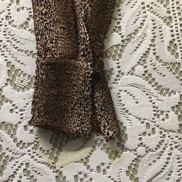 Conrad C animal print button down blouse - Picture 9 of 11